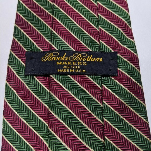Brooks Brothers Makers Striped Necktie - Picture 2 of 5